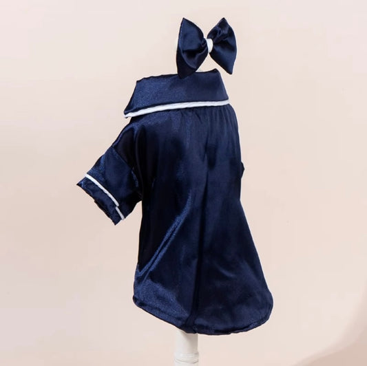 Dark blue pet pajamas