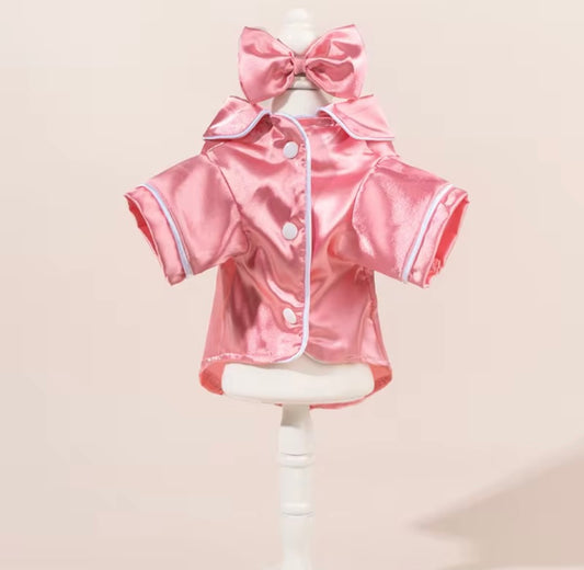 Pink pet pajamas
