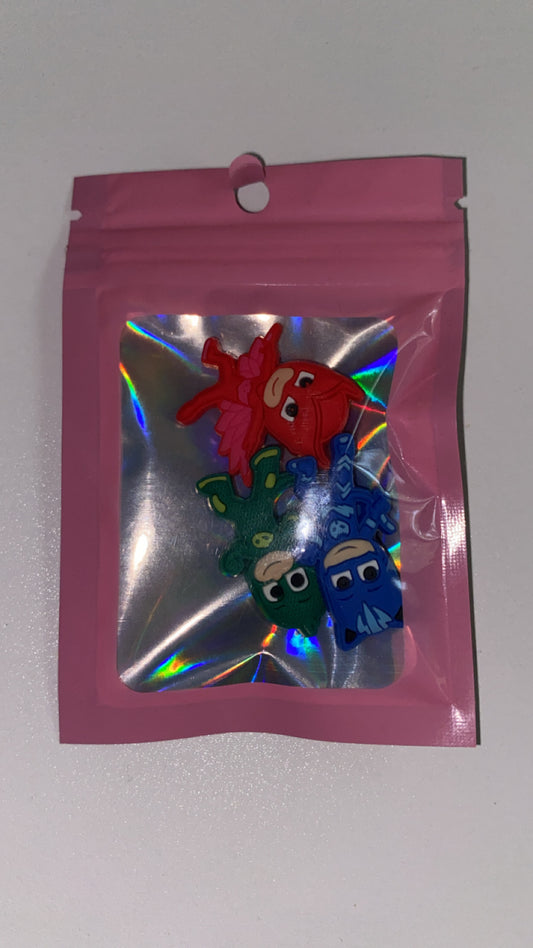 Mask croc charms
